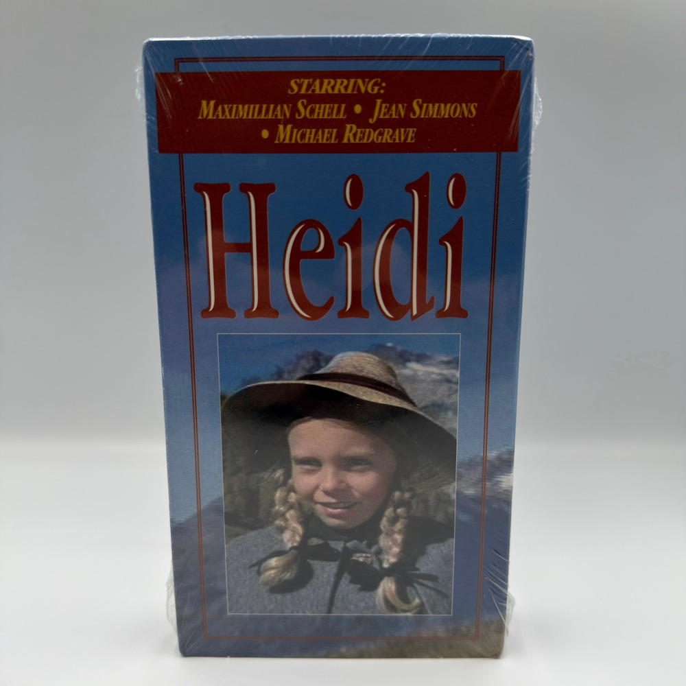 Heidi VHS 1968 Movie Maximilian Schell Jean Simmons‎ Total Content Sealed NEW